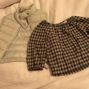 Copper Key Shirt and Puffer Vest